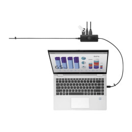 Travel Hub G2 USB-C– HDMI/VGA/2 USB-A 3.0 - Hp -235N8AAABB