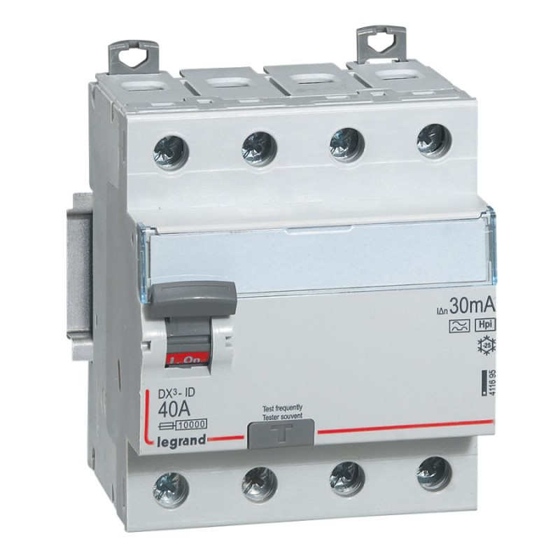 Interrupteur Différentiel 4p 40a 30ma Ac - Legrand - 411661