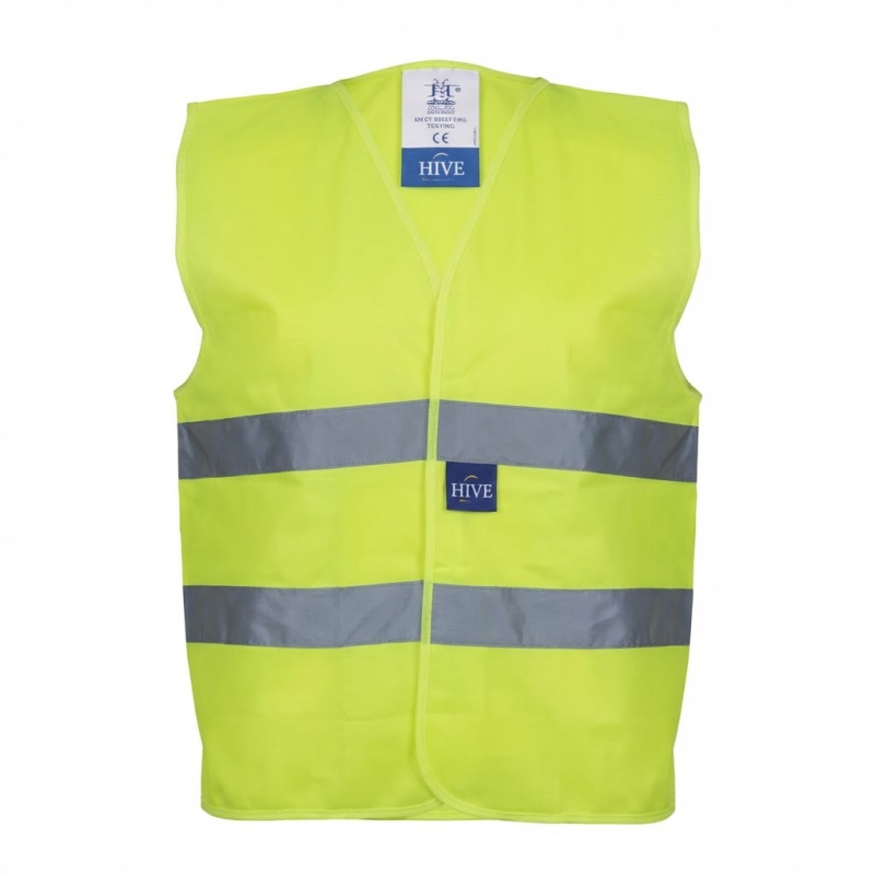 Gilet haute visibilité jaune Hive safety air lite taille xl - Hiveairlight