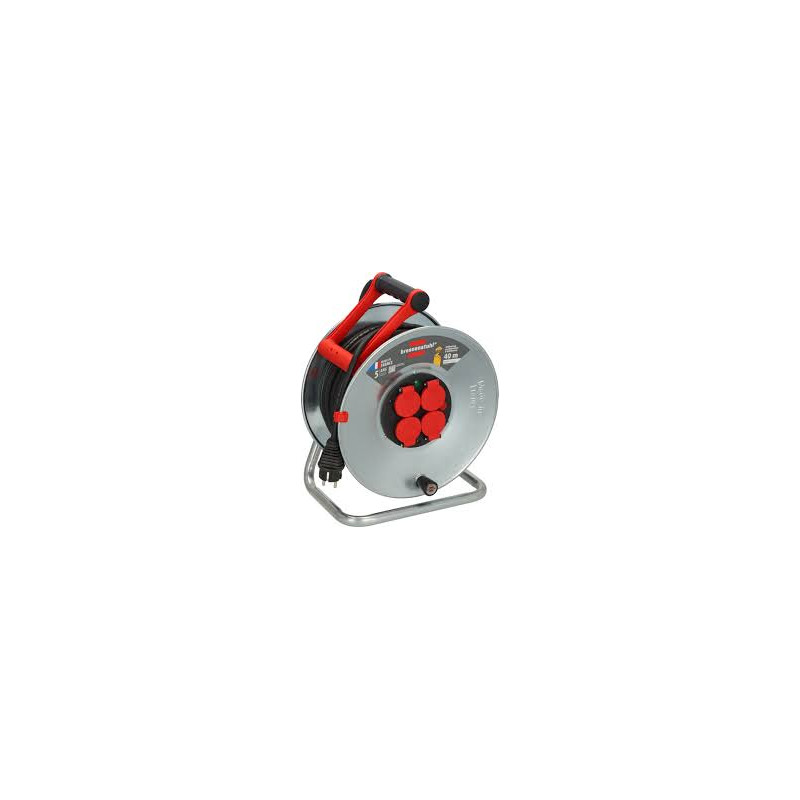 Enrouleur de câble Silver-XL professional, 40m H07RN-F 3G2,5 - Brennenstuhl - 1207951