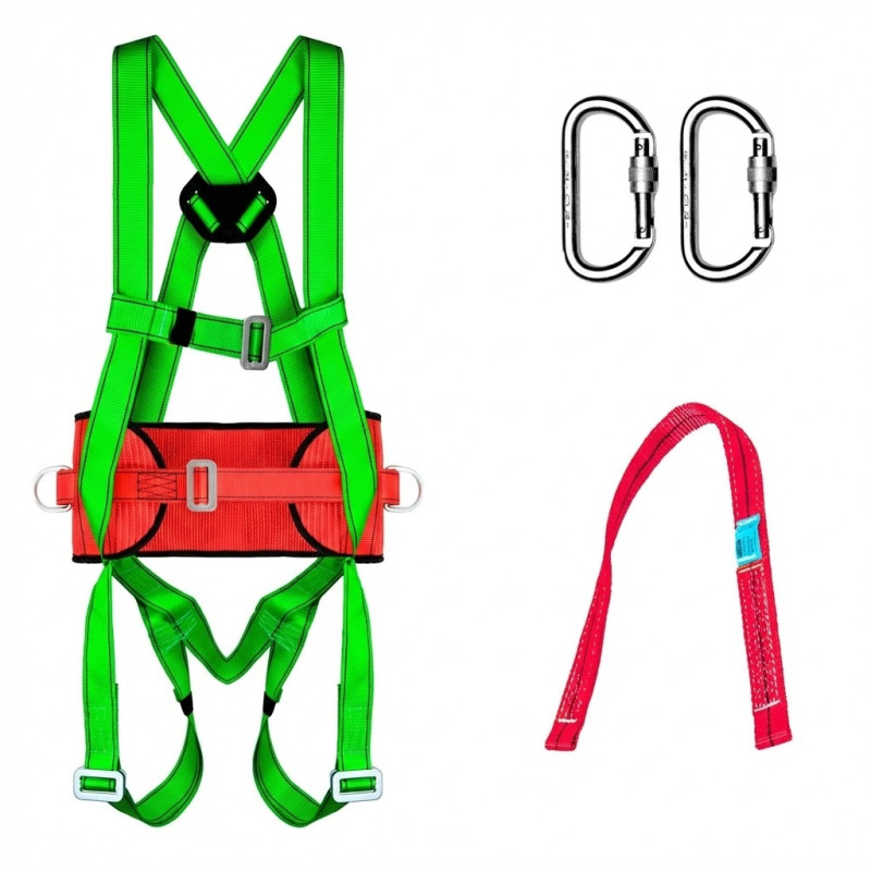 Harnais + ceinture ECOSAFEX 4 système - Ingco - EN363