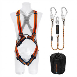 Harnais + ceinture ECOSAFEX 4 système - Ingco - EN363