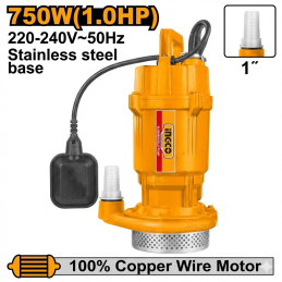 Pompe à eau submersible 750W(1.0HP) - Ingco - SPC7508