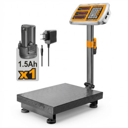 Balance à plate-forme numérique 300KG electrique - Ingco - CES1267