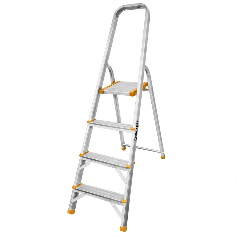 Echelle alu 4 marches - Ingco - HLAD06041
