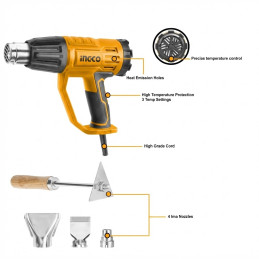 Décapeur thermique 2000W - Ingco - HG200047