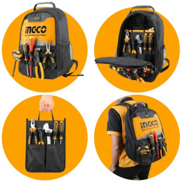 Sac à dos à outils L38*W*17*H46CM - Ingco - HBP01028