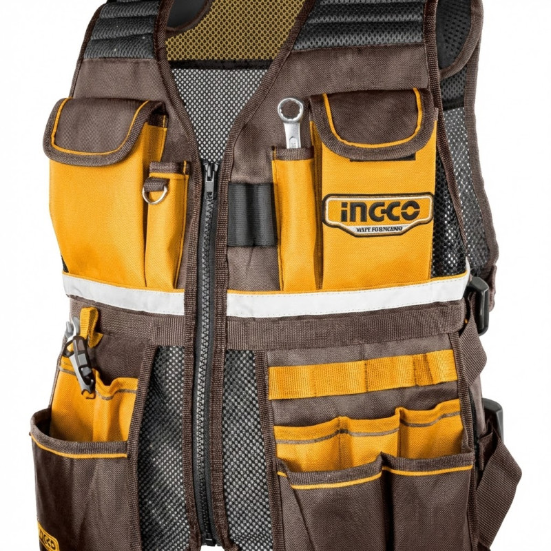 Veste à outils 48X60X3cm - Ingco - HTVT09028