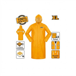 Manteau de pluie PVC polyester XL - Ingco - HRCTL031XL