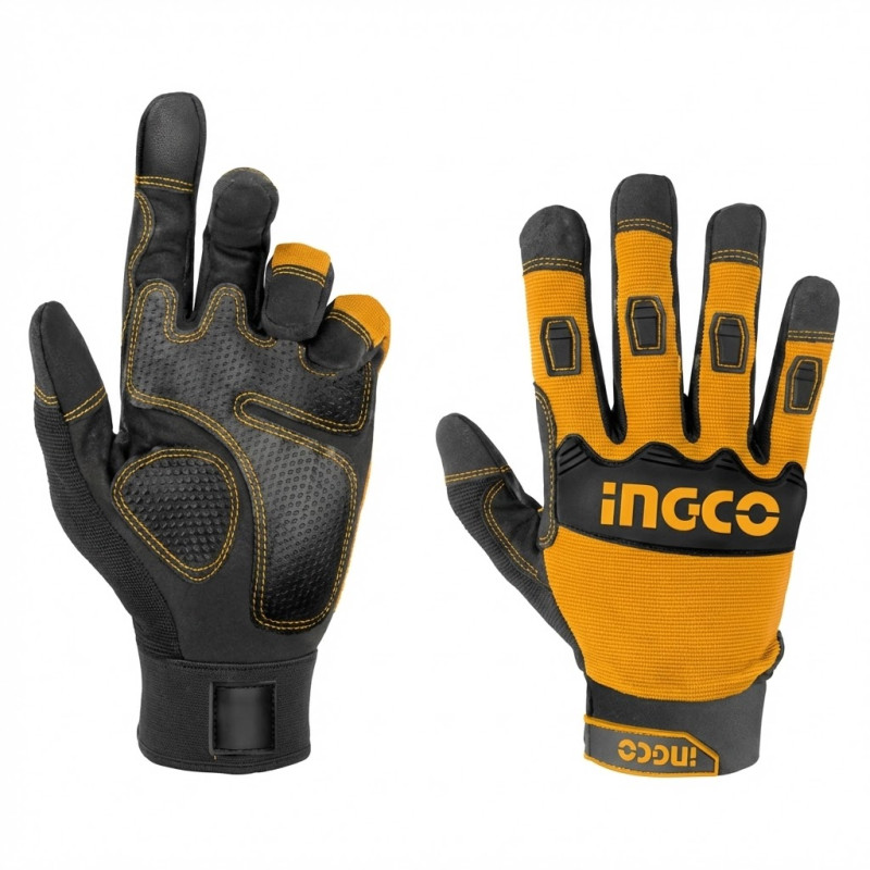 Gants en nitrile grive XL - Ingco - HGNF03