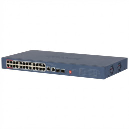 Commutateur de bureau 26 ports géré dans le cloud avec 24 ports PoE - Dahua - DH-CS4226-24ET-240-V2