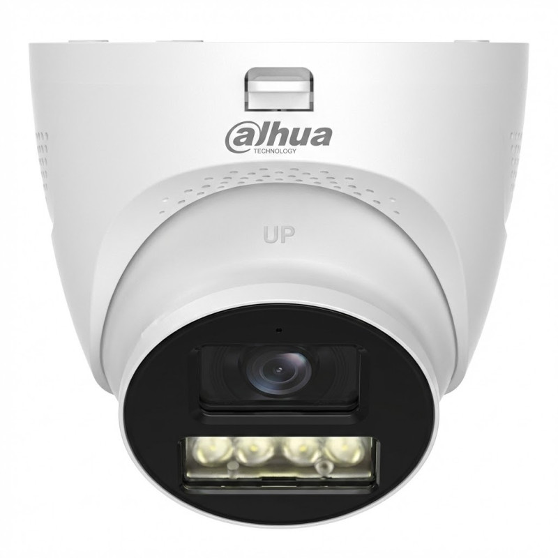 Caméra oculaire à focale fixe, double éclairage intelligent HDCVI 2MP - Dahua - DH-HDW1200TQP-IL-T