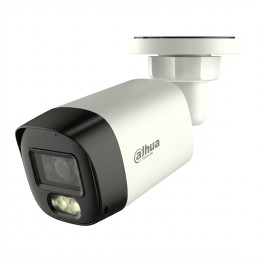 Caméra bullet HDCVI à double éclairage intelligent de 5 MP à focale fixe - Dahua - DH-HAC-HFW1500RLP-IL-A