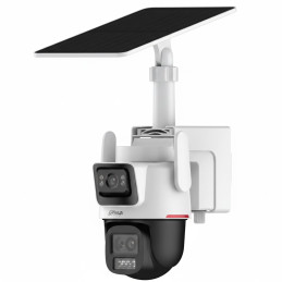 Caméra WizColor 3+3MP Hybride 4G Solaire - Dahua - DH-IPC-PTS2649DCP-3E3Z-S4GEAUB20-3684/0280B