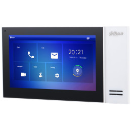 Moniteur intérieur IP de 7 systèmes de portiers vidéo Dahua - VTH2421FB(CHN)
