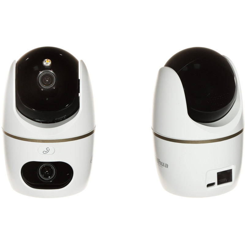 caméra de sécurité intérieure intelligente dotée d'un double objectif de 3 MP + 3 MP Dahua - DH-H3D-3F