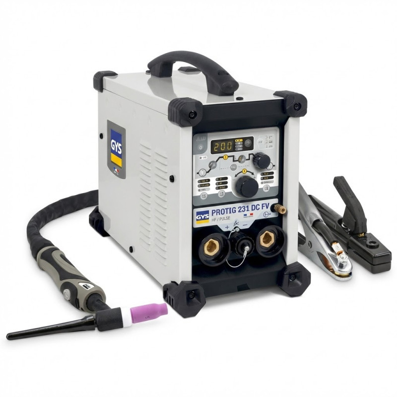 Poste à souder TIG DC 230 A avec accessoires - PROTIG 231 DC FV - GYS - 079311