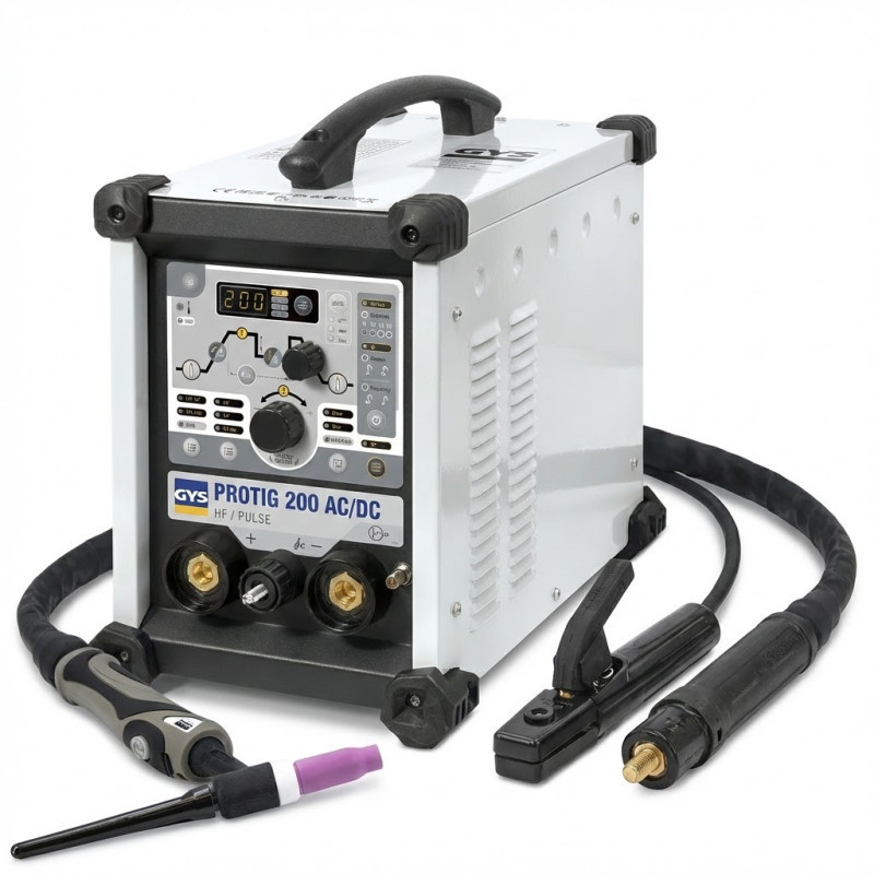 Poste à souder TIG AC DC + accessoires - PROTIG 200 AC DC - GYS - 068742