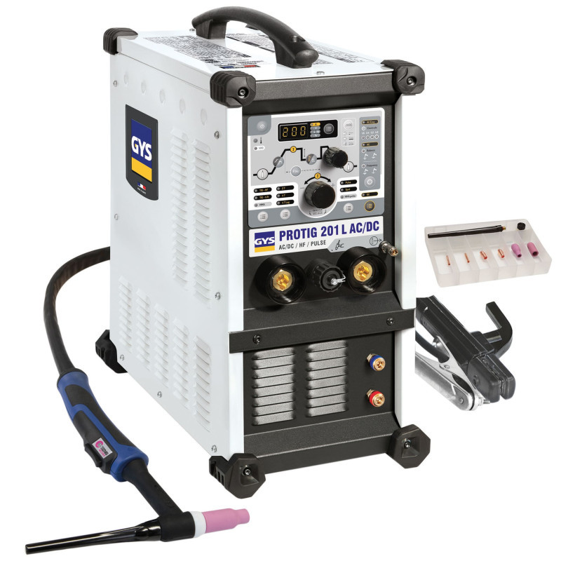 Poste à souder PROTIG 201L AC/DC HF PFC avec accessoires - GYS - 063952