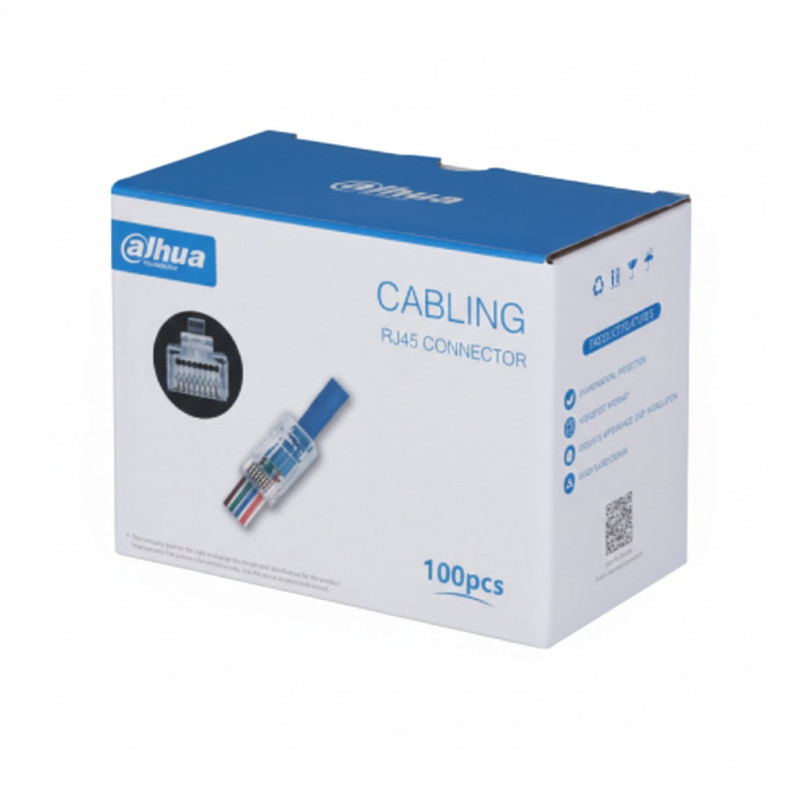 Connecteur RJ45 traversant UTP CAT5E 15U - Dahua - DH-PFM976-BNCQ9S