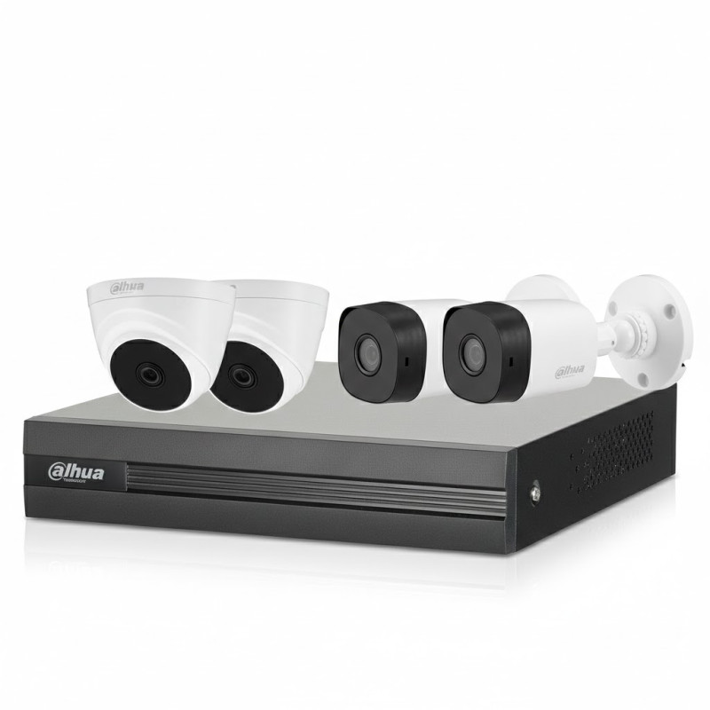 Kit caméra - Dahua - DH-KIT/XVR1B04-I/2-B2A21P-0360B/2-T1A21P-0360B