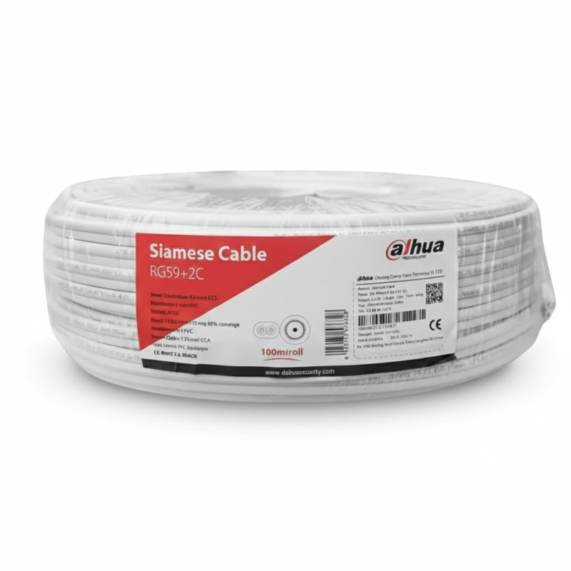 Câble coaxial avec câble d'alimentation (2C) - Dahua - DH-PFM941I-RG59N/ 21-100