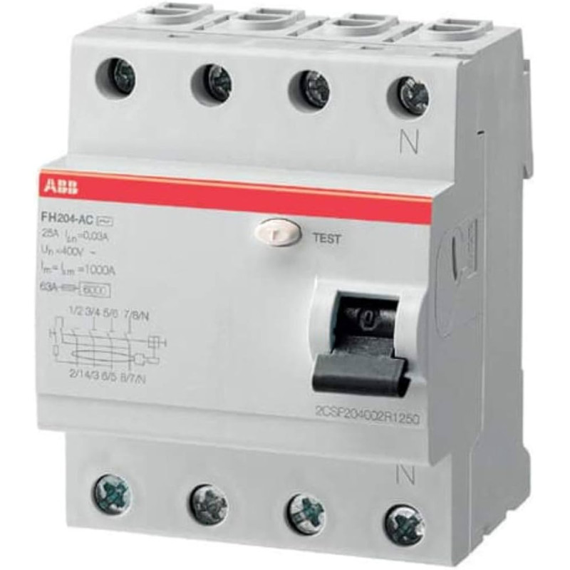 Interrupteur Différentiel FH204 AC-40/0,3 - ABB - 2CSF204003R3400