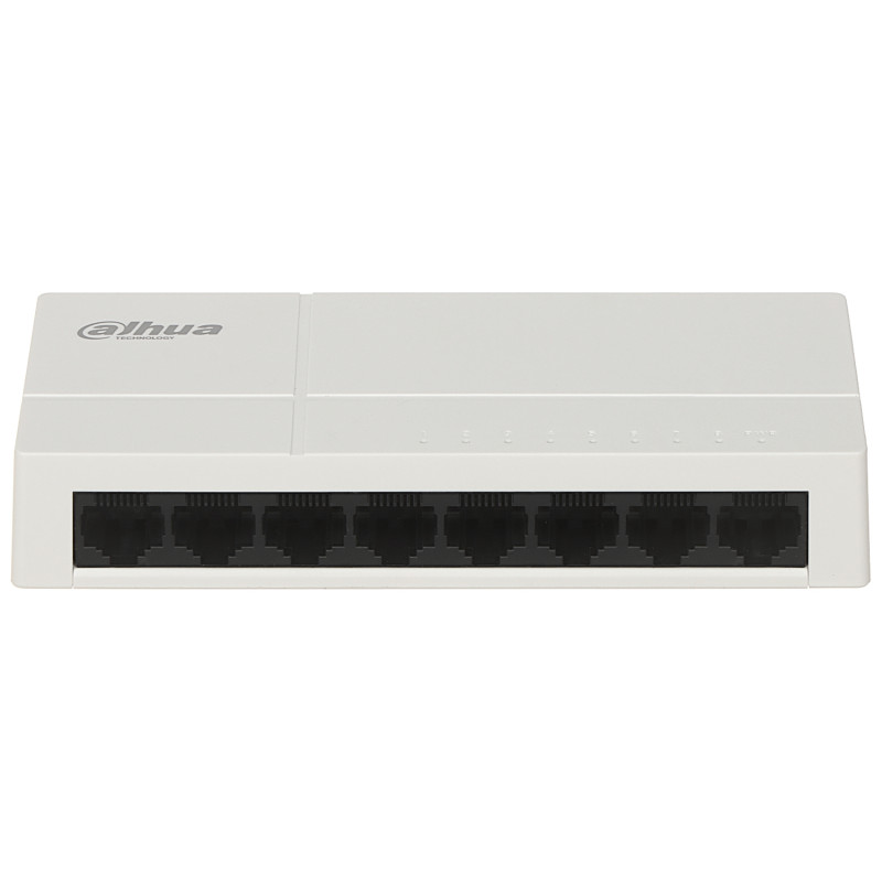 commutateur (switch) Ethernet Gigabit de bureau, 8 ports Dahua - DH-PFS3008-8GT-L-V2