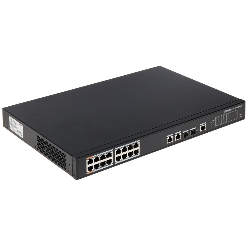 Commutateur PoE administrable Dahua - DH-PFS4218-16ET-190-V3