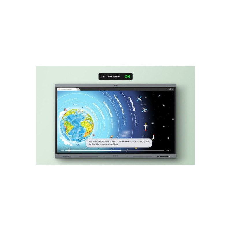 Écran interactif 4K, WAFX-P - 65 pouces Samsung - LH65WAFPLGCXEN