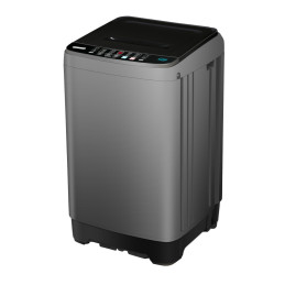 Machine à laver automatique Top Load 12KG noir - économie d'énergie - Nasco - NASTL-B50FL