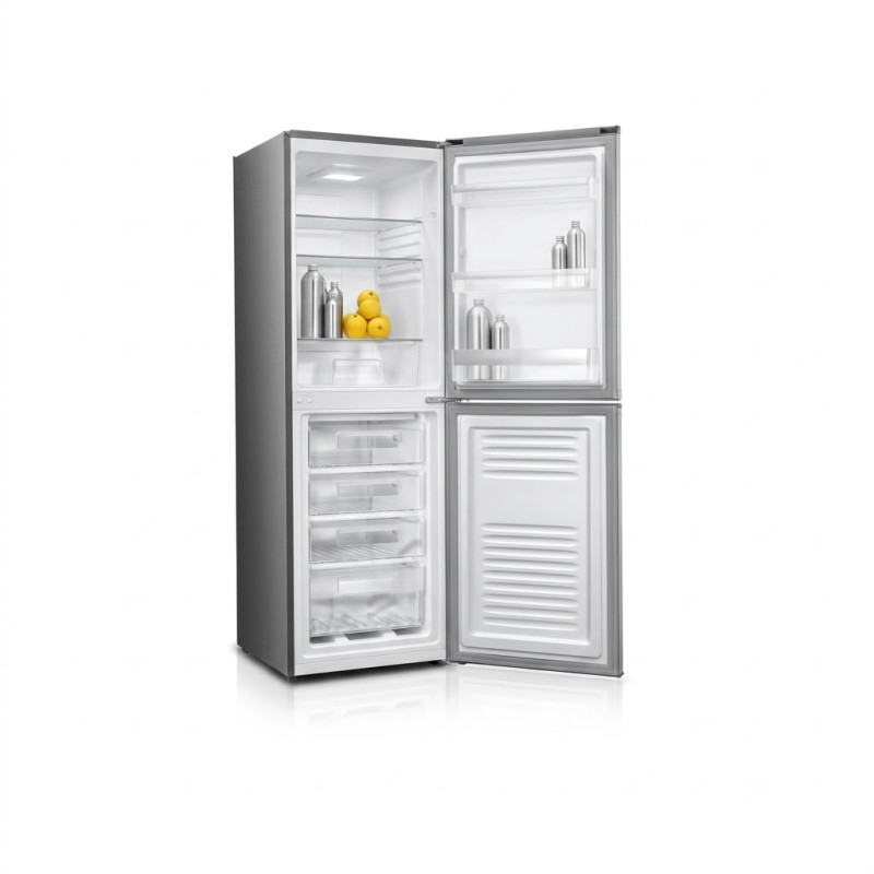 Frigo combiné NASCO – 3 tiroirs – Silver – HNASD2-29
