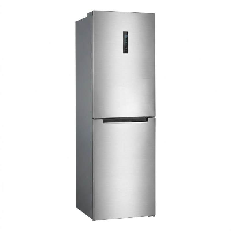 Frigo combiné NASCO – 327 L (221 L + 106 L) – 3 tiroirs – Gris foncé – Air Circle System – R600 – HNASFN2-40