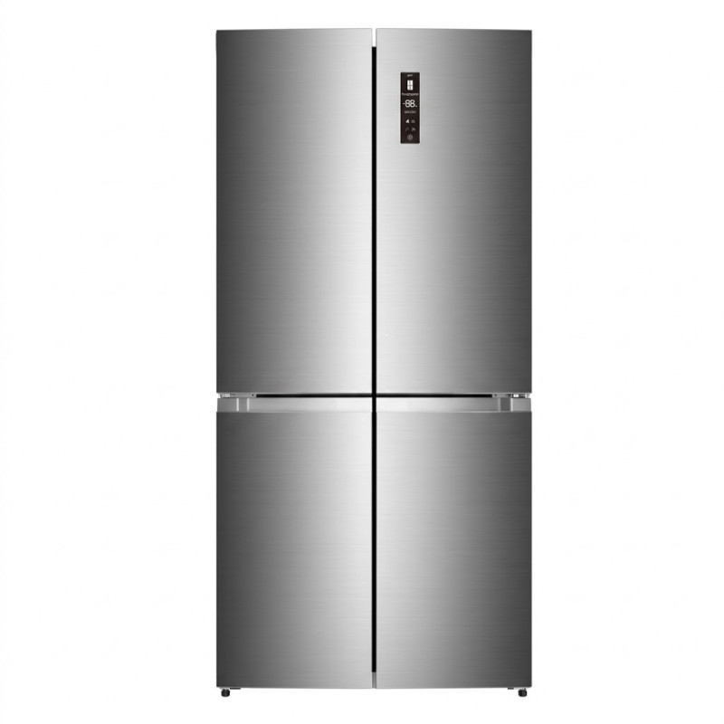Frigo 4 portes nasco – 522L net (351L + 171L) – inox – fast cooling – 220-240V – r600a – KNASF4-64.4DS