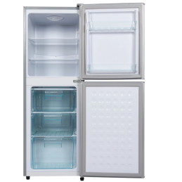 Frigo combiné nasco – 203 l (136 l net) – 3 tiroirs – gold – économie d’énergie – NASD2-203FL-G