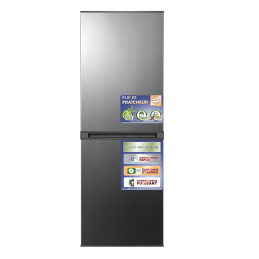 Frigo combiné nasco – 165 l – 3 tiroirs – silver – clé – 220-240v – NASD2-213WA