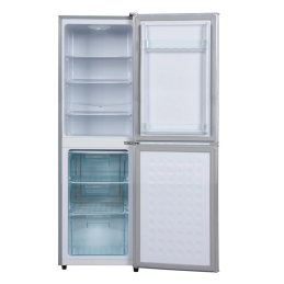 Réfrigérateur combiné nasco – 243 l (158 l net) – 3 tiroirs – gold – économie d’énergie – r600a – NASD2-243FL-G