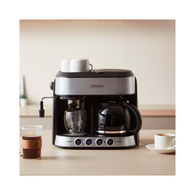 Machine à café Expresso 3 en 1 - CAFE_CM4611 Nasco 1800W