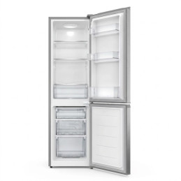 Frigo combiné nasco – 319 l net – 3 tiroirs – silver – SNASD2-450N1