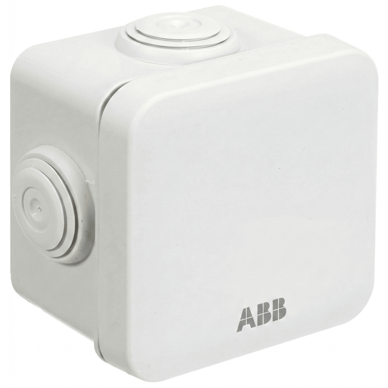 Boite de dérivation IP44-SNAP-ON COVER 65X65X32 - ABB - M008080000