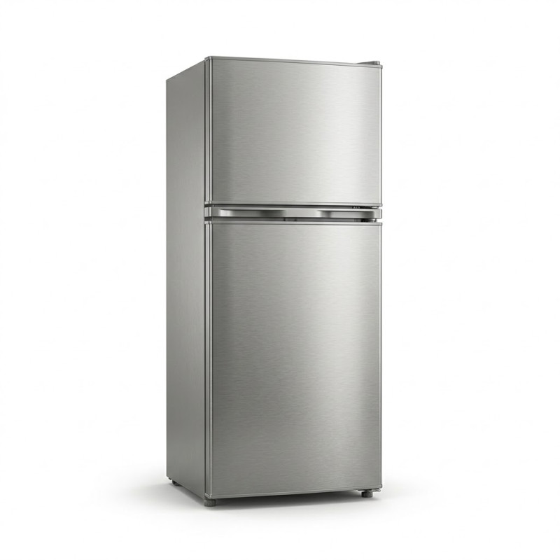 Frigo NASCO – 95 L Net – Silver – Avec clé – Éco – NASF2-120S / KNASF2-200S