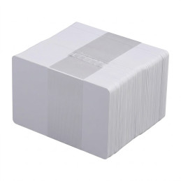 500 cartes PVC Evolis pour imprimantes à badges, 86x54mm, ép.0,76mm - C4001