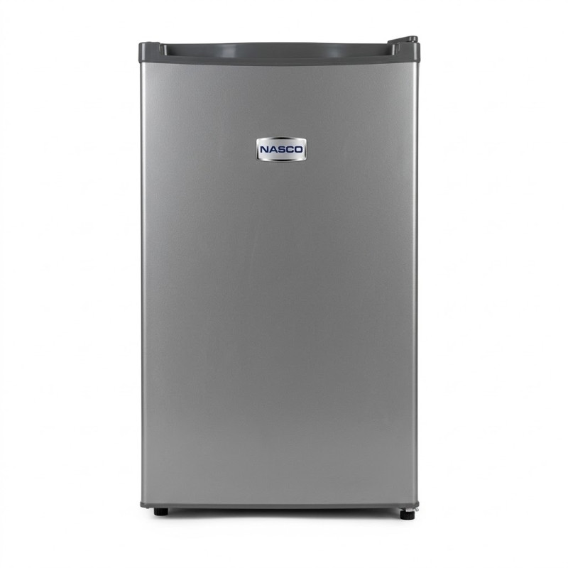 Petit réfrigérateur NASCO – 1 porte – 83 L – Gris foncé – Avec clé – 220-240 V – R600a – SNASF1-110