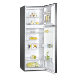 Frigo NASCO – 331 L Net – 2 portes – Silver – Avec distributeur d’eau – HNASF2-45D