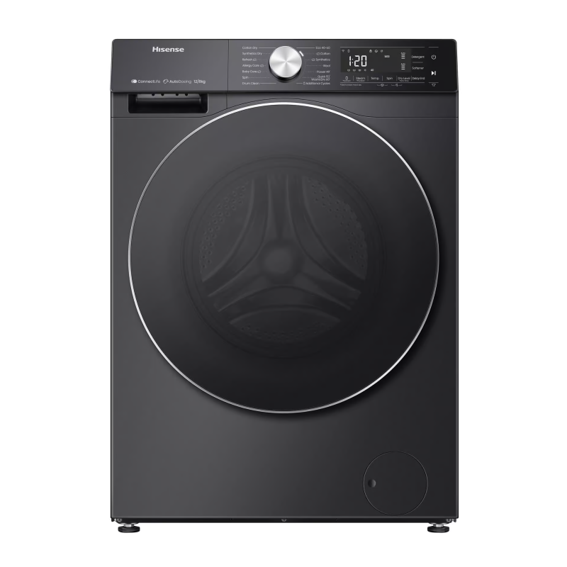 Machine à laver 12KG - Front Load - Connect Life - Plus Séchage 8KG - Hisense - WD5S1245BB