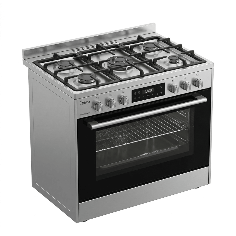 Cuisinière à gaz haut de gamme de 90x60 cm - MIDEA - 36LMG5G080RC