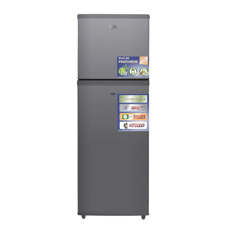 Réfrigérateur à deux portes - 138 litres - NASCO - NASF2-180K