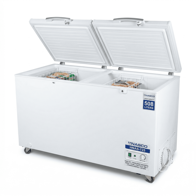 Congélateur horizontal 508 litres Nasco – HNAS-725
