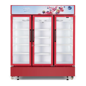 Refroidisseur vertical à trois portes - 960 ltrs - NASCO - NAS-CH1300-3DR