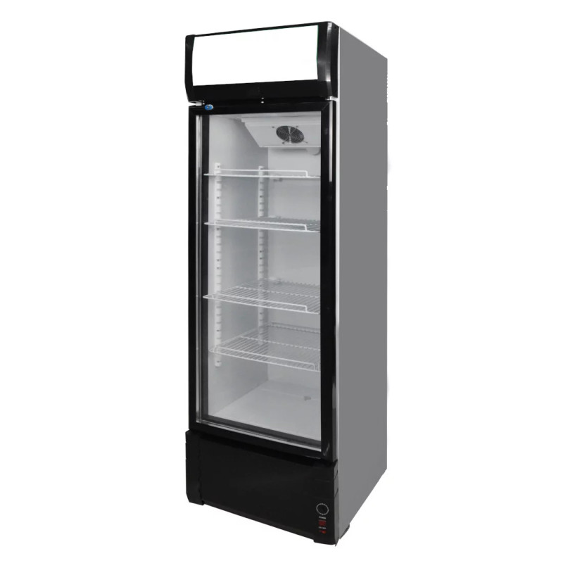 Refroidisseur vertical avec Contour - NOIR - 360 LT - Nasco - NAS-FL360-1DR